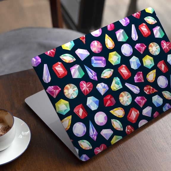 DesignSkinz Colorful Vector Gems Full-Body Skin Decal Wrap Cover for MacBook 12" Retina (A1534)