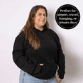 thumbnail image 6 of SPXTREME Womens Oversized Fleece Hoodie Sweatshirt Cozy Fall Winter Fashion Pullover Travel Outfit, 6 of 10