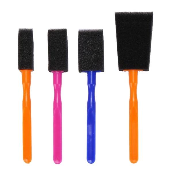 4pcs Juegos de Pintura Esponja Cepillo de Cubierto Que Pintan Graffitis Plástico Niños