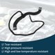 thumbnail image 5 of Manguera de radiador Unique Bargains para Mercedes-Benz S-Klasse V221 W221 S 450 4.7L Benzin 2005-2013 No.2215014984 Tubo de agua de refrigeración de goma negro 1 pieza, 5 of 6
