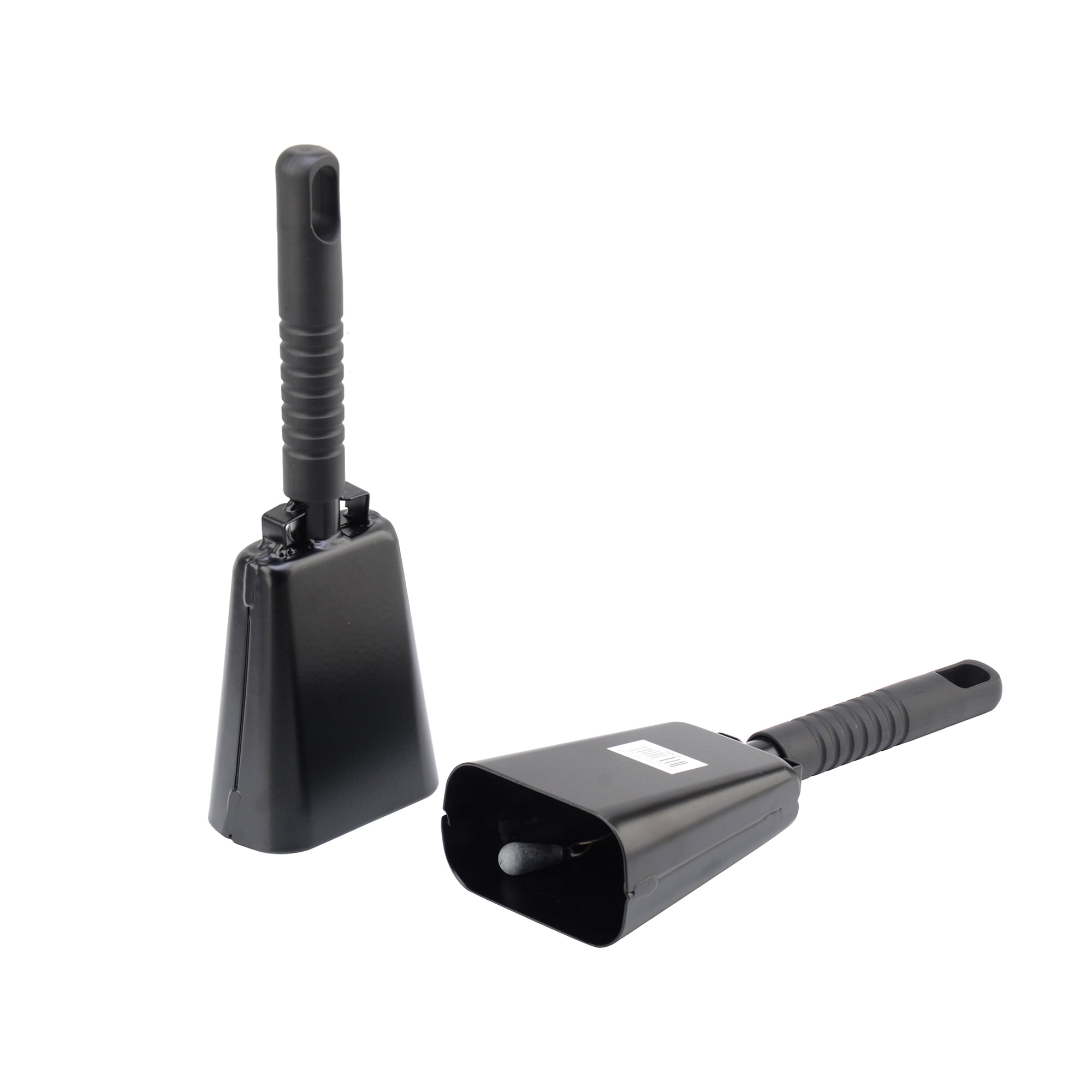 2 Pack 10 in Steel Cowbell/Noise Maker, Cheering Bell, Percussion