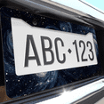 thumbnail image 6 of 1 Pcs Starry License Plate Frame, License Plate Cover for Car Decorative Parts, Aluminum License Plate Bracket Holder Rust-Proof Weather-Proof for US Standard Car, 6 of 9