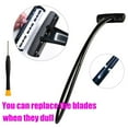 thumbnail image 4 of Men Back Razor Shaver Groomer Full Body Leg Hair Removal Trimmer Set Long Handle, 4 of 11