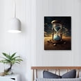 thumbnail image 3 of COMIO Canvas Wall Art Slowly Passing Hourglass Interesting Life Canvas Print Artwork Wall Art Paintings Print for Living Room Dinning Room Bedroom Bathroom Home Decor, 3 of 4