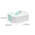 thumbnail image 3 of Yhmxh Kitchen Gadgets Kitchen Essentials Household Dumpling Box Kitchen Refrigerator Freezer Chronograph Multi-layer Transparent Food-grade Ravioli Dumpling Vegetables Etc Storage Preservation Box, 3 of 8