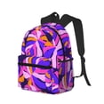 thumbnail image 2 of Gaeub Tropics Leaf School Backpack Waterproof Bookbag for Men Women College High School Bags, 2 of 8
