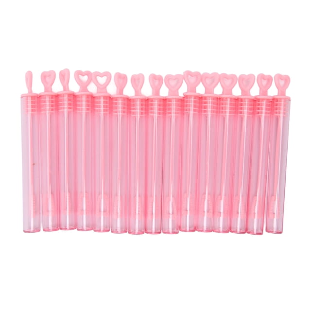 Bubble Sticks, Mini Bubble Wands Transparent Easy To Use Heart Shaped For Party Favors For Weddings