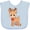 AE-Light Blue, variant on Inktastic Cute Christmas Reindeer with Christmas Lights Boys or Girls Baby Bib