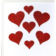 Hearts Red Sandylion Acid-Free Stickers