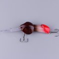thumbnail image 4 of Señuelo Cebo Artificial Duro Simulación 14cm Rosa Y Marrón Buceo Pesca Atrapamiento de Peces Grandes Rojo y blanco Sunnimix Cebo con señuelos de pesca, 4 of 8