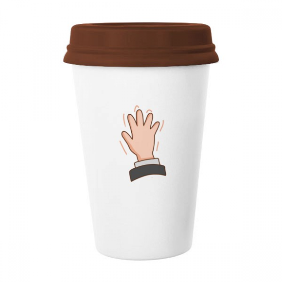 Shudder Tremble Alm Hand Tension Strain Mug Coffee Drinking Glass Pottery Cerac Cup Lid