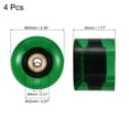 thumbnail image 2 of Unique Bargains Roues de Longboard 60mm avec Roulements ABEC-11 Roues de Rue pour Skateboards Cruiser 80A, Vert Clair Doré Lot de 4, 2 of 4