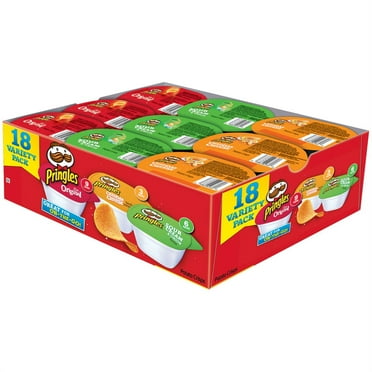 Pringles Variety Pack Potato Crisps Chips, 12.69 Oz., 18 Count