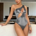 thumbnail image 5 of Warop Womens Shiny Patent Leather Bodysuit, Form-Fitting One-Piece Sexy Performance Wear for Nightclub and Beach Party, 5 of 6