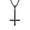 03#Black Upside Down Cross, variant on Men Women Upside Down Cross Pendant Prayer Necklace Stainless Steel Punk Jewelry-02#Gold Upside Down Cross