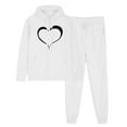 thumbnail image 2 of Wancir Womens 2 Piece Outfits Lounge Hoodie Sweatsuit Sets Oversized Sweatshirt Baggy Fall Fashion Sweatpants with Pockets, 2 of 4