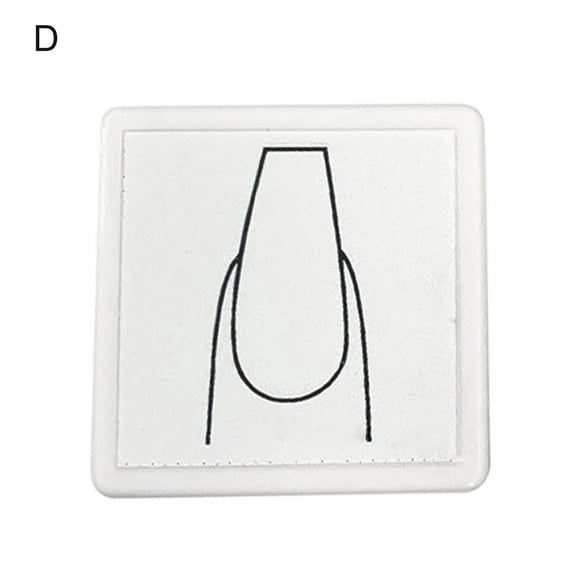 UDIYO Nail Seal Simple Operation Non-Deformed DIY Art Practice Square Type Mold Watercolor Template for Manicure