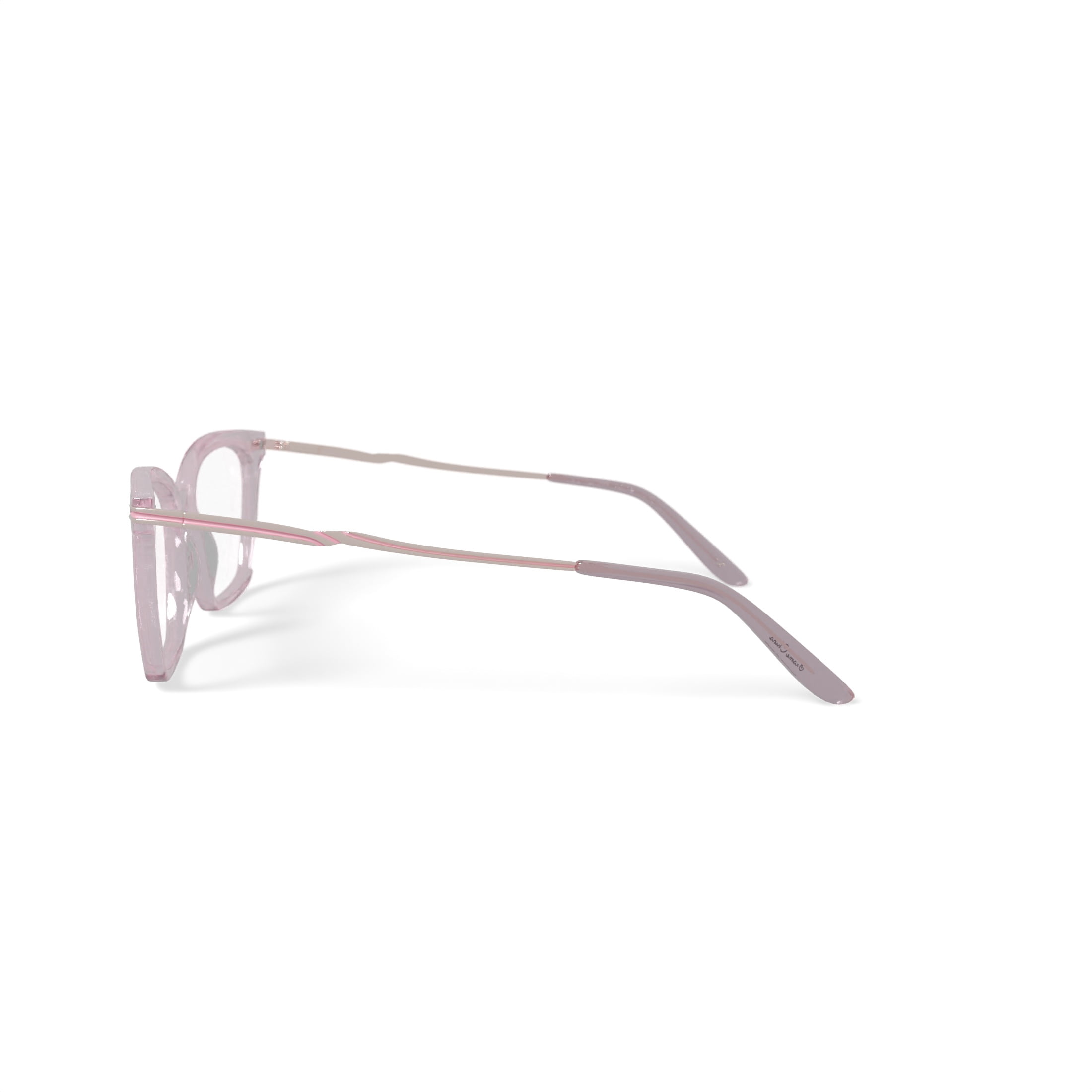 Sophia Loren Women's H07Z Cat Eye Prescription Eyeglasses with Case, Pink