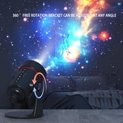 LED Star Projector, Space Planetarium Projector, Speaker Galaxy Projector, Moon Lamp for Bedroom(Black)