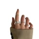 thumbnail image 1 of Conjunto De Anillo De Dedo Índice Apilable Simple Para Mujer, Anillos Para Nudillos Articulados, Accesorios De Mano, Regalo Para La Mejor Amiga, Madre Yuarrent AP007685-02, 1 of 6