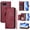 YB04, variant on Zipper Wallet Phone Case for T-Mobile Revvl 8/T Phone 3,PU Leather Flip Cover with 7 Card Slots,Magnetic Closure, Kickstand, Wrist Strap, Compatible Shockproof Case.C01
