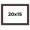 Chaps, variant on 20x15 Light Brown Bamboo Real Wood Picture Frame Width 1.5 inches | Interior Frame Depth 0.5 inches