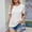 White, variant on Women's Short Sleeve Tops Pleated Crewneck Loose Fit T Shirt Business Casual Dressy Work Shirts 2025 Summer Long Sleeves T Shirts for Women Casual Tops Women Summer Opaque Shirts for Women