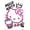 Poster & Push Pin Bundle, variant on Hello Kitty: 2016 Graffiti - Street Art Crown Wall Poster, 22.375" x 34"