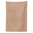 thumbnail image 3 of Ambesonne Orange Tablecloth Rectangular Table Cover, Curvy Waves Overlapping, 60"x84", Pale Yellow Pale Blue, 3 of 4