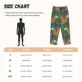thumbnail image 2 of Cauagu Knitted Woodland Squirrel Pajama Pants for Women Loose Fit Wide Leg Trouser Pants Casual Elastic Waist Drawstring Lounge Pants, 2 of 6