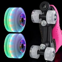 OUNONA Camouflage Roller Skating Wheels with PU Material for Outdoor Use Bright Colors 2pcs