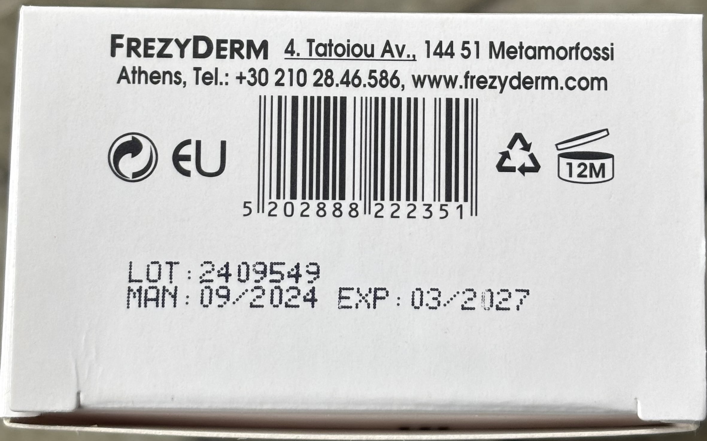 Frezyderm Sun Screen Color Velvet Face Cream SPF50+ 50ml (Color Tinted)