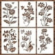 thumbnail image 1 of Ganfancp Vallas de Jardín Grandes Plantillas de Flores-Decoración Diy 2024 Nueva Plantilla Floral Reutilizable para Pintar En La Pared de Madera Patrones de Setos Ofertas y Liquidaciones Juego de 6 P, 1 of 6