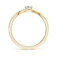 thumbnail image 2 of ANGARA Natural Diamond Infinity Swirl Promise Ring in 14K Yellow Gold for Women (Size-3.5mm| Color-H| Clarity-SI2) | April Birthstone, Anniversary, Jewelry Gift for Women | Natural Diamond Ring, 2 of 9