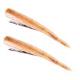 thumbnail image 2 of Pinzas para el cabello, paquete de 2 pinzas grandes de metal con pico de pato y cocodrilo, 2 of 3