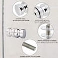 thumbnail image 4 of Juego de 2 tiradores pulsadores para cabina de ducha, Plata, Acero inoxidable, 4 of 5