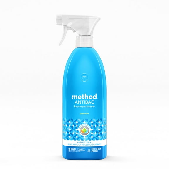 Method Antibacterial Bathroom Cleaner, Spearmint, 28  fl oz