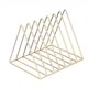 thumbnail image 5 of Organizador de archivos, almacenamiento de escritorio de ambre de hierro triangur, soporte para revistas Zulema Estantería de escritorio de metal, 5 of 8