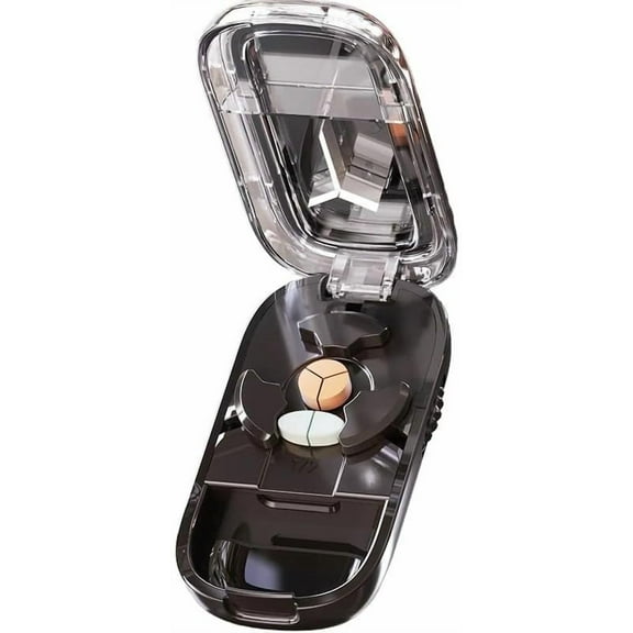 Adjustable Multi Pill Cutter with Precision Guide for Small & Large Pills