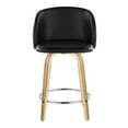 thumbnail image 6 of LumiSource Fran 24" Fixed-Height Counter Stool - Set of 2, 6 of 10
