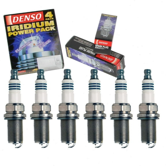 6 pc DENSO Iridium Power Spark Plugs compatible with BMW 328i xDrive 3.0L L6 2009-2013