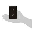 RV Designer S815 Dual Outlet with Cover Plate Brown
