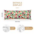 thumbnail image 3 of Lsque Vegetables Body Pillow Case Cover,Ultra-Soft Microfiber Bed Pillow Cases 20x54 inches,Elegant Bedding,Breathable Durable Pillow Cover with Envelope Closure, 3 of 8