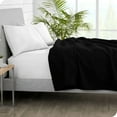 thumbnail image 2 of Bare Home  Lightweight Polar Fleece Blanket Black King, 2 of 5
