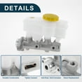 thumbnail image 4 of Unique Bargains Brake Master Cylinder for Nissan Altima 2007-2009 Durable No.46010JR80C Engine Compartment Hydraulic Master Cylinder Silver Tone,White 1 Pcs, 4 of 7
