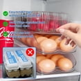 thumbnail image 3 of Soporte para huevos MesRosa para nevera, enrollado automático de 28 huevos, 3 of 7