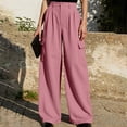 thumbnail image 2 of MYAOYINo Boundaries Womens High Waisted Cargo Pants Wide Leg Pleated Casual Work Trousers with Functional Pockets, 2 of 8
