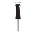 thumbnail image 3 of Shisuyan 1 Set Wood Guitar Wall Mount With Stainless Screw And Expansion Tube Hanger For Ukulele Violin And Other Instruments Easy Installation Wall Hook, 3 of 8