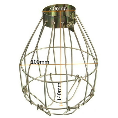 Metal Lamp Bulb Guard Clamp Vintage Light Cage Hanging