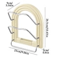 thumbnail image 2 of PEONAVET Storage Rack Drill-Free Wall-Mounted Pot Lid Organizer, 2 of 2